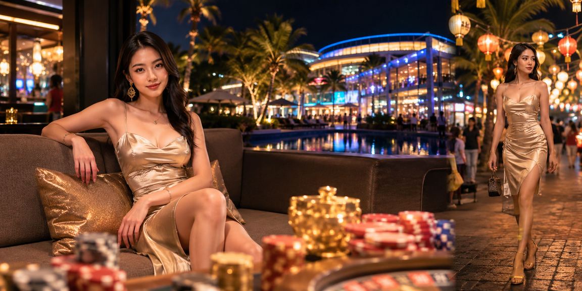 Chợ đêm Phú Quốc nhộn nhịp – nơi nhiều người chơi tra cứu ưu đãi voucher trên điện thoại di động